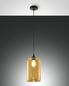 Preview: Fabas Luce Pendelleuchte Silo E27 Ø180mm Bernstein