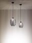 Preview: Fabas Luce Pendelleuchte Infinity E27 Ø200mm Grau