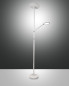 Preview: Fabas Luce LED Stehleuchte Regina 90Ra 1880x500mm 36+12W Warmweiß Weiß dimmbar