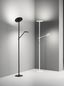 Preview: Fabas Luce LED Stehleuchte Regina 90Ra 1880x500mm 36+12W Warmweiß Weiß dimmbar