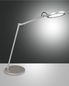 Preview: Fabas Luce LED Tischleuchte Regina 800x400mm 9W steuerbare Lichtfarbe Aluminium dimmbar