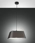 Preview: Fabas Luce Pendelleuchte Allegra E27 2000x350mm Schwarz, made in Italy