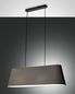 Preview: Fabas Luce Pendelleuchte Allegra E27 2000x230mm Schwarz, made in Italy