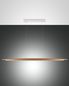 Preview: Fabas Luce LED Pendelleuchte Ribot 2000x65mm 26W Warmweiß Eichenholz dimmbar