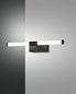 Preview: Fabas Luce LED Bad-Wand/Spiegelleuchte Ago 55x88mm 8W Warmweiß IP44 Schwarz