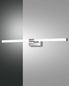 Preview: Fabas Luce LED Bad-Wand/Spiegelleuchte Ago 55x88mm 14W Warmweiß IP44 verchromt