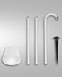 Preview: Fabas Luce Armanda LED Spot - Set inkl. Erdspieß / Akku 3W  dimmbar warmweiß Weiss 3742-72-102