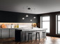 Preview: Fabas Luce Brena LED Pendelleuchte 40W dimmbar steuerbare Lichtfarbe Transparent 3755-49-241