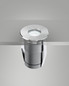 Preview: Fabas Luce WILLY 2 SILVER LED Außeneinbauleuchte 6.5W warmweiß Edelstahl 6905-02-414