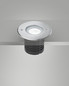 Preview: Fabas Luce IRVING 2 SILVER LED Außeneinbauleuchte 7.8W warmweiß Edelstahl 6907-02-414