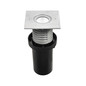 Preview: Fabas Luce WAKO 2 SILVER LED Außeneinbauleuchte 7.8W warmweiß Edelstahl 6908-02-414