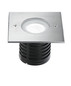 Preview: Fabas Luce WAKO 2 SILVER LED Außeneinbauleuchte 7.8W warmweiß Edelstahl 6908-02-414