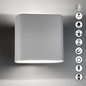Preview: FHL Magnetic LED Wandleuchte 2-fach 1W warmweiss silberfarben 830054