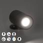 Preview: FHL Magnetic LED Wandleuchte 1,5W dimmbar Akku CCT einstellbare Lichtfarbe sandschwarz 830055