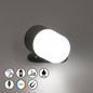 Preview: FHL Magnetic LED Wandleuchte 1,5W dimmbar Akku CCT einstellbare Lichtfarbe sandschwarz 830057