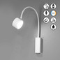 Preview: FHL Magnetic LED Wandspot flex 1,5W dimmbar Akku CCT einstellbare Lichtfarbe sandweiß 830062