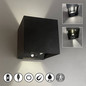 Preview: FHL Magnetic LED Wandleuchte 2-fach 0,9W warmweiss sandschwarz 830067