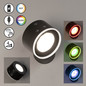 Preview: FHL Magnetic LED Wandleuchte 1,5W dimmbar Akku CCT einstellbare Lichtfarbe sandschwarz 830076