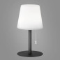 Preview: FHL Garden LED Akku-Outdoorleuchte, Außen-Tischleuchte IP44 1,7W warmweiss RGB-Farbsteuerung dimmbar sandanthrazit
