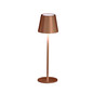 Preview: FHL Viletto LED Tischleuchte 2W dimmbar Akku warmweiss rostfarben 850403