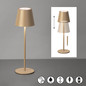 Preview: FHL Viletto LED Tischleuchte 2W dimmbar Akku warmweiss grau-braun 850404