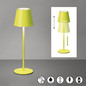 Preview: FHL Viletto LED Tischleuchte 2W dimmbar Akku warmweiss hellgrün 850410