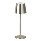 Preview: FHL Roxi LED Tischleuchte 1,5W dimmbar Akku CCT einstellbare Lichtfarbe nickelfarben 850501