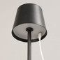 Preview: FHL Roxi LED Tischleuchte 1,5W dimmbar Akku CCT einstellbare Lichtfarbe sandschwarz 850503