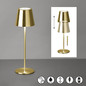 Preview: FHL Viletto LED Tischleuchte 2W dimmbar Akku warmweiss messingfarben 850589