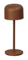 Preview: FHL Finley LED Tischleuchte 1W dimmbar Akku warmweiss rostfarben 850594