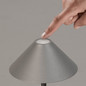 Preview: FHL Prato LED Tischleuchte 1W dimmbar Akku warmweiss sandgrau 850721