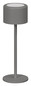 Preview: FHL Juna LED Tischleuchte 1,5W dimmbar Akku CCT einstellbare Lichtfarbe sandgrau 850731
