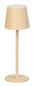 Preview: FHL Roxi LED Tischleuchte 1,5W dimmbar Akku CCT einstellbare Lichtfarbe sandfarben 850764