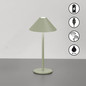 Preview: FHL Prato LED Tischleuchte 1W dimmbar Akku warmweiss salbeigrün 850765