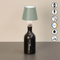 Preview: FHL Fiocco LED Tischleuchte 2W dimmbar Akku CCT einstellbare Lichtfarbe salbeigrün 850819