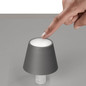 Preview: FHL Fiocco LED Tischleuchte 2W dimmbar Akku CCT einstellbare Lichtfarbe salbeigrün 850819