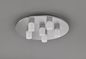 Preview: Fischer & Honsel Cap LED Deckenleuchte 6-fach 6x4W warmweiss dimmbar nickel 20666
