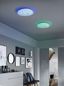 Preview: Fischer & Honsel T-Esra LED Deckenleuchte 19W Tunable white steuerbar dimmbar silber + Fernbedienung 20756