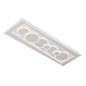 Preview: Fischer & Honsel Ratio LED Wandleuchte 41,3W Tunable white steuerbar dimmbar Acryl weiß + Fernbedienung 21413
