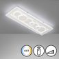 Preview: Fischer & Honsel Ratio LED Wandleuchte 41,3W Tunable white steuerbar dimmbar Acryl weiß + Fernbedienung 21413
