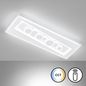 Preview: Fischer & Honsel Ratio LED Wandleuchte 22W Tunable white steuerbar dimmbar Acryl weiß + Fernbedienung 21414