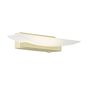 Preview: Fischer & Honsel Bowl TW LED Wandleuchte 8,3W Tunable white steuerbar dimmbar Acrylglas messing 30417