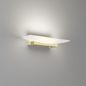 Preview: Fischer & Honsel Bowl TW LED Wandleuchte 8,3W Tunable white steuerbar dimmbar Acrylglas messing 30417