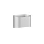 Preview: Fischer & Honsel Wall LED Wandleuchte 2-fach 5,7W warmweiss silber IP44 30425