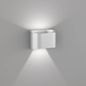 Preview: Fischer & Honsel Wall LED Wandleuchte 2-fach 5,7W warmweiss silber IP44 30425