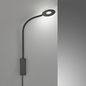 Preview: Fischer & Honsel Cama LED Wandspot flex 5,7W warmweiss schaltbar sandschwarz 30432