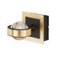 Preview: Fischer & Honsel Cluedo LED Wandleuchte 7,1W Tunable white steuerbar dimmbar blattgold 30487