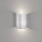 Preview: Fischer & Honsel Halv LED Wandleuchte 2-fach 7,1W warmweiss silber 30515