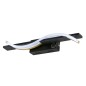 Preview: Fischer & Honsel Bridge LED Wandleuchte 8W Tunable white steuerbar dimmbar Acryl sandschwarz 30526