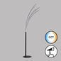 Preview: Fischer & Honsel Ellmau LED Stehleuchte 32,5W Tunable white steuerbar dimmbar sandschwarz 40439